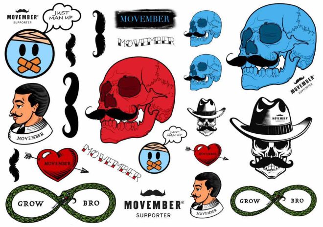 Movember Temporary Tattoos Like ink. Movember tattoos charity.