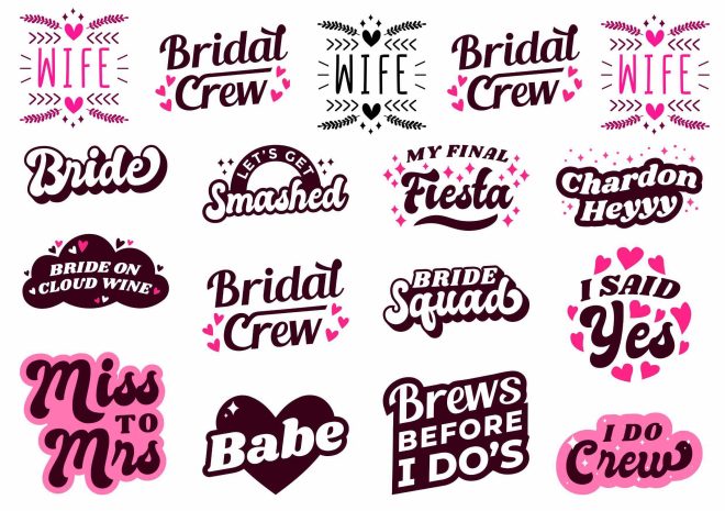 Temporary tattoos for bachelorette parties and weddings from Like ink.