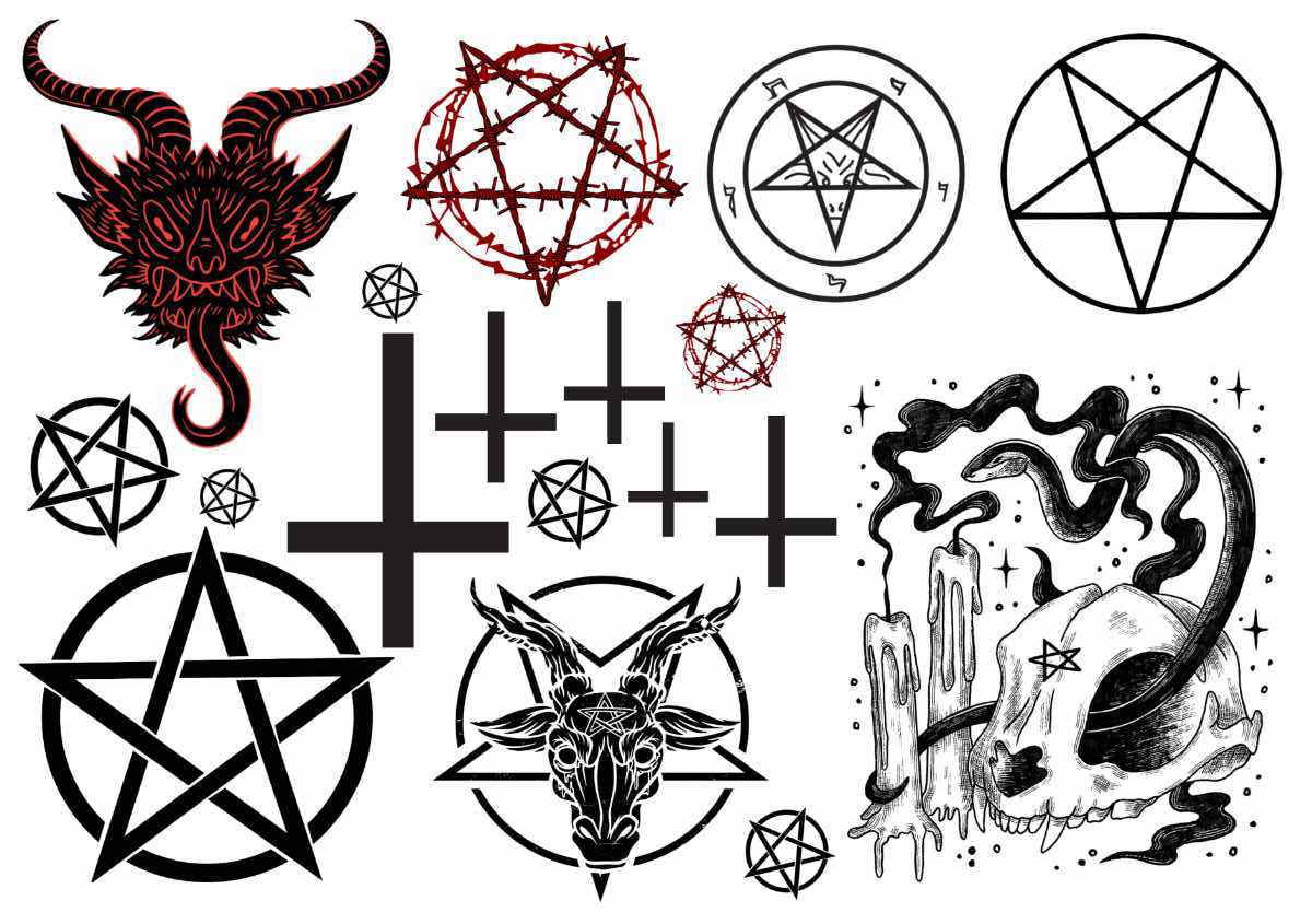 Satanic tattoo designs